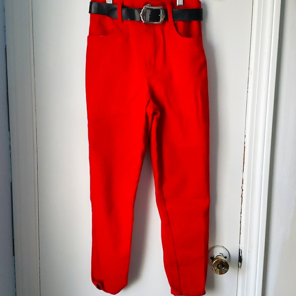 Girls vintage PJS skinny high rise jeans
